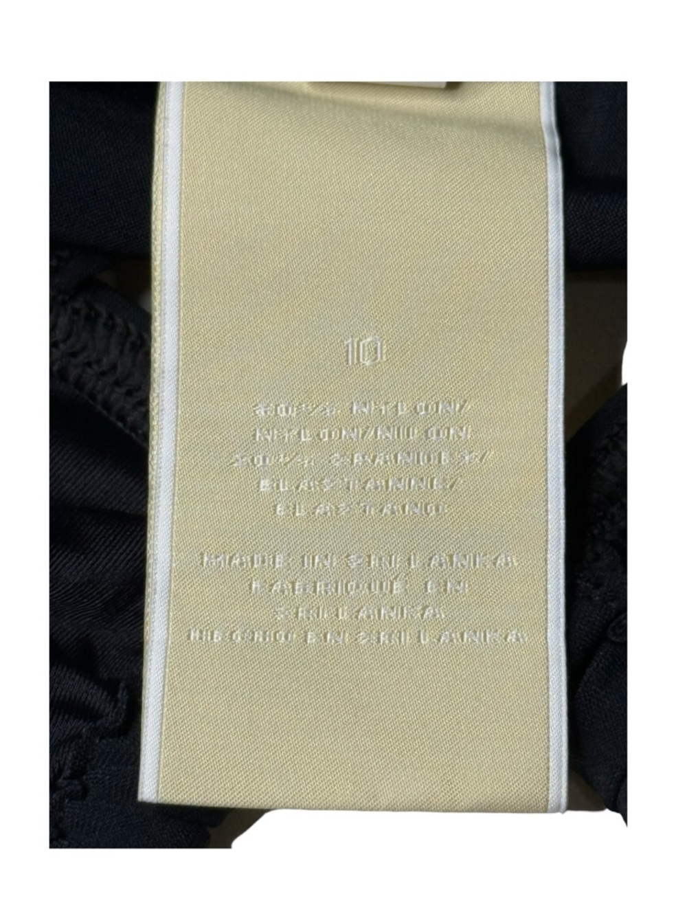 new Michael Kors 𖦹 Luxe Festival Gold Ring Halter Tankini Swim Top 𖦹 Black 𖦹 10 - Picture 13 of 16